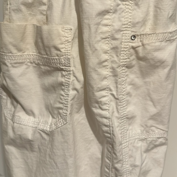 Chicos White Cotton slacks - Picture 3 of 8